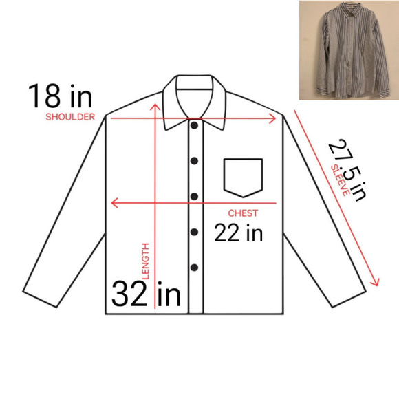 Blue Striped Shirt from J Crew - Picture 3 of 3